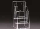 3 Compartment 3rd Of A4 Brochure Holder Free Standing And Wall Mounted