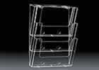 3 Compartment A4 Stacked Brochure Holder