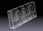 4 Compartment One Third A4 Holder With Clip|4W104.JPG|