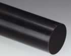 Black Ultra High Molecular Weight Polyethylene Rod|PE1000_ROD_B.JPG|