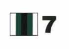 White/Green/White Hard Engraving Laminate