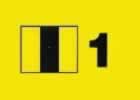 Yellow/Black/Yellow Hard Engraving Laminate
