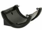 Half Round Union Bracket Black|au1bl.jpg|