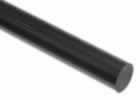 Black Cast Nylon 6 Rod